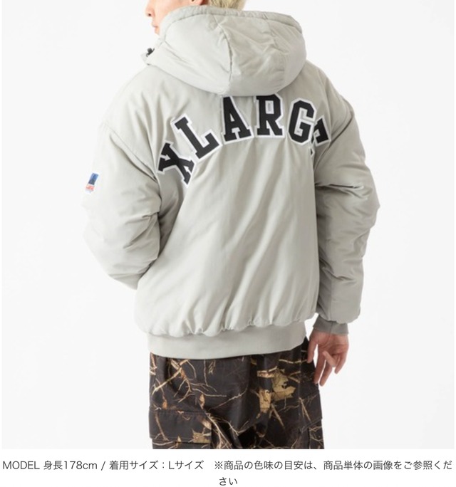 X-LARGE エクストララージ ナイロンジャケット 刺繍 デカロゴ Mサイズ