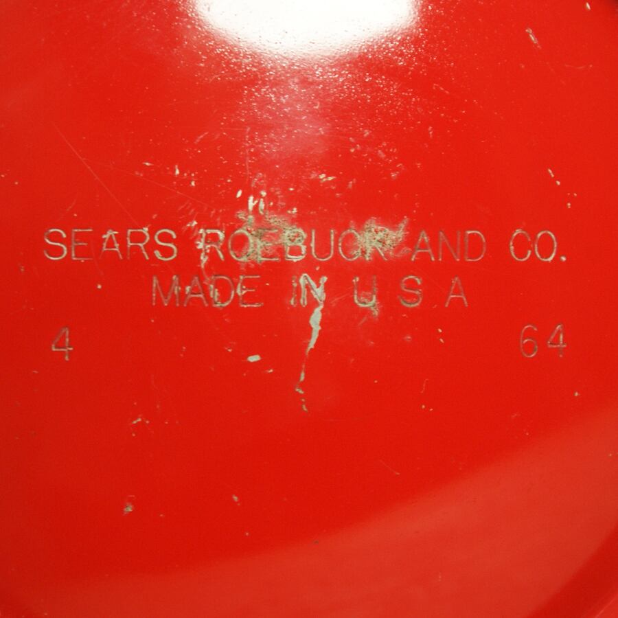 Sears シアーズ シングルマントル ランタン レッド 476.74550 1964年7