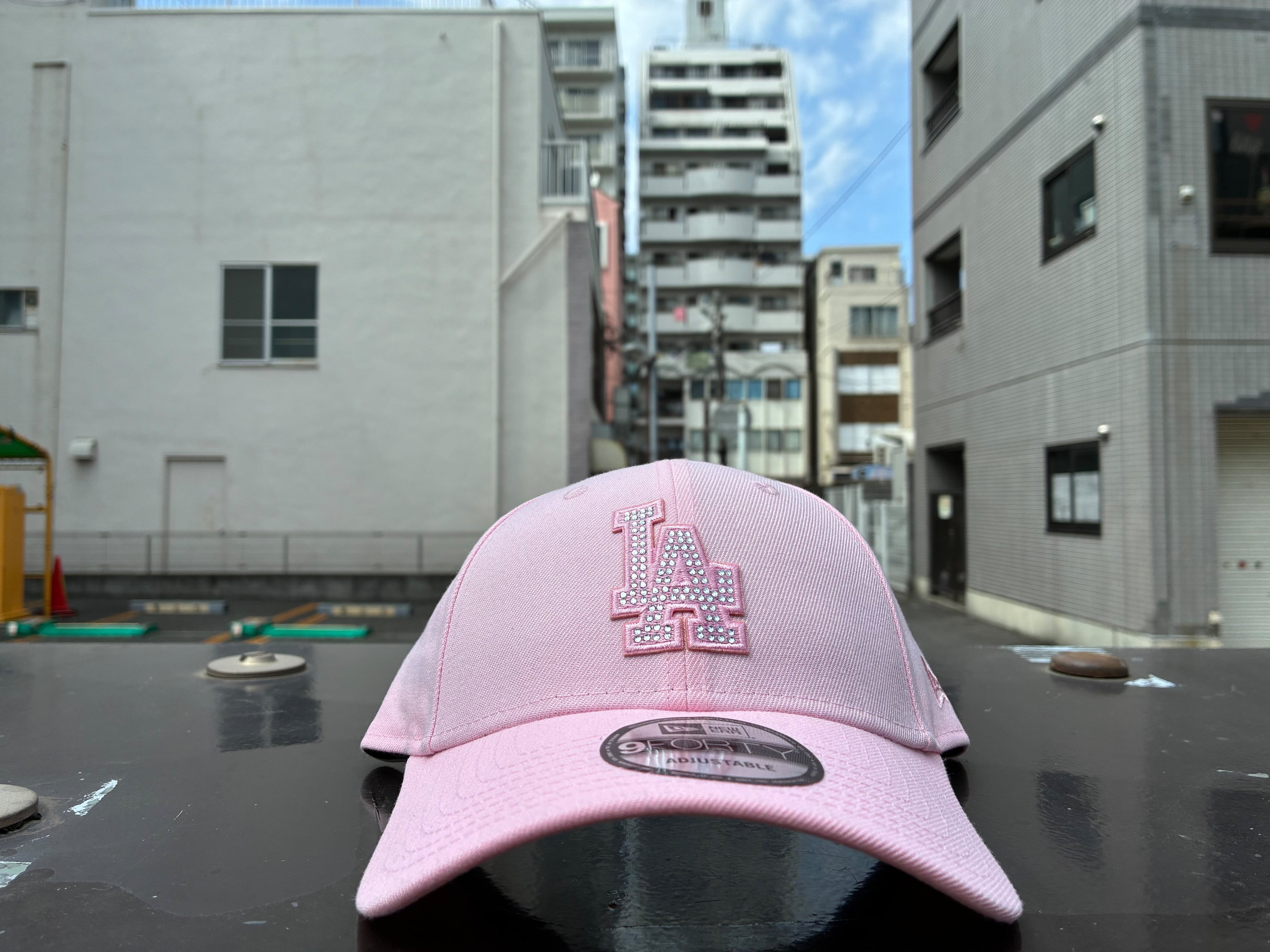 9FORTY Rhinestone ラインストーン ロサンゼルスドジャースピンク NEW ERA 9FORTY Rhinestone ラインストーン ロサンゼルス・ドジャース