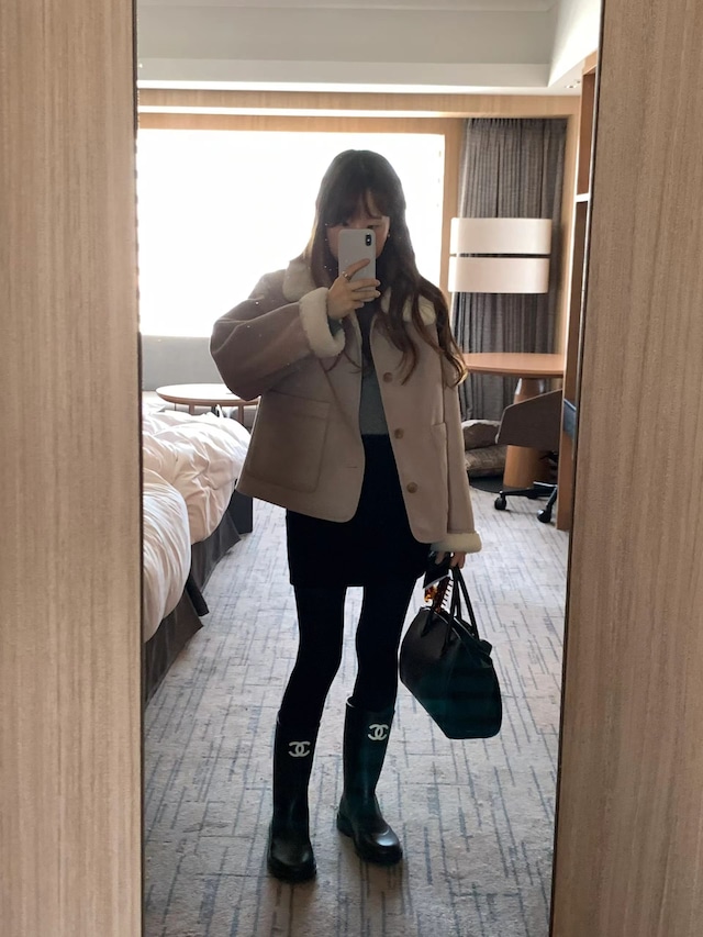 (予約) ounce / Baby reversible mustang jacket 2color