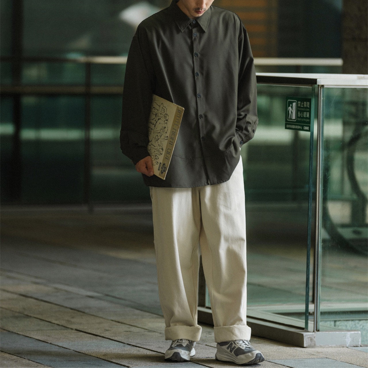 アーバン ルーズフィット シャツ  A1831 - 5