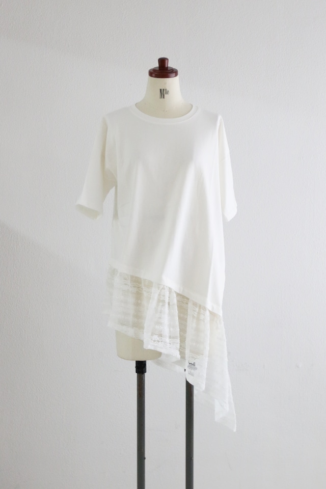 ヘムレースTシャツワンピ(26S13002K)