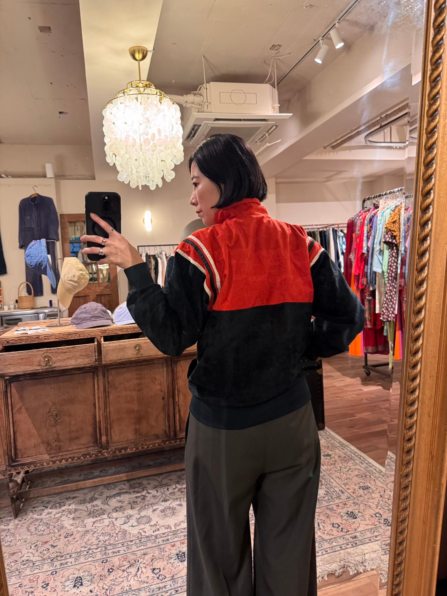 ご予約分】【Vintage】70s–80s French Velour Track Jacket 