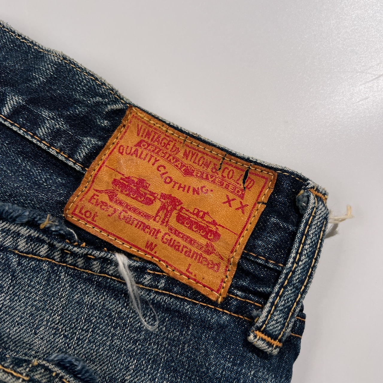 希少 レア VINTAGE by NYLON & CO. 旧リアルマッコイズ セルビッジ 赤耳 激渋 デニムパンツ ジーンズ サイズ 32 /FN083/A6061