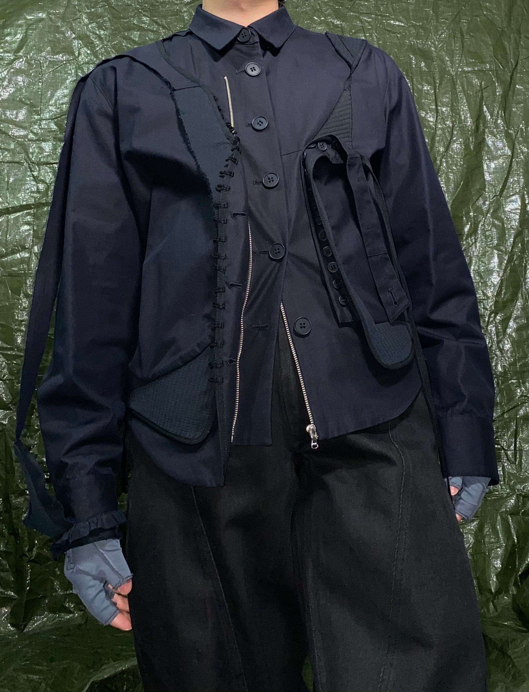 SS2002 HUSSEIN CHALAYAN LAYERED JACKET | ZSC SS2002 HUSSEIN CHALAYAN LAYERED JACKET | ZSC