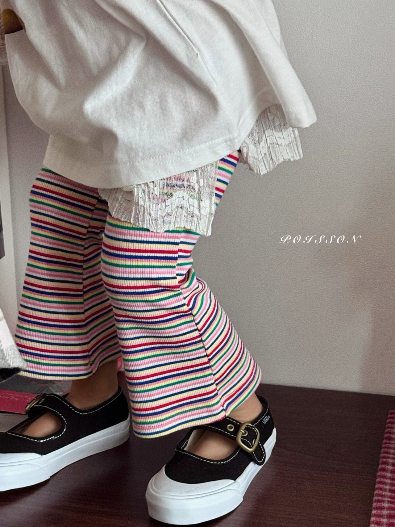 B649【即納】color pop pants