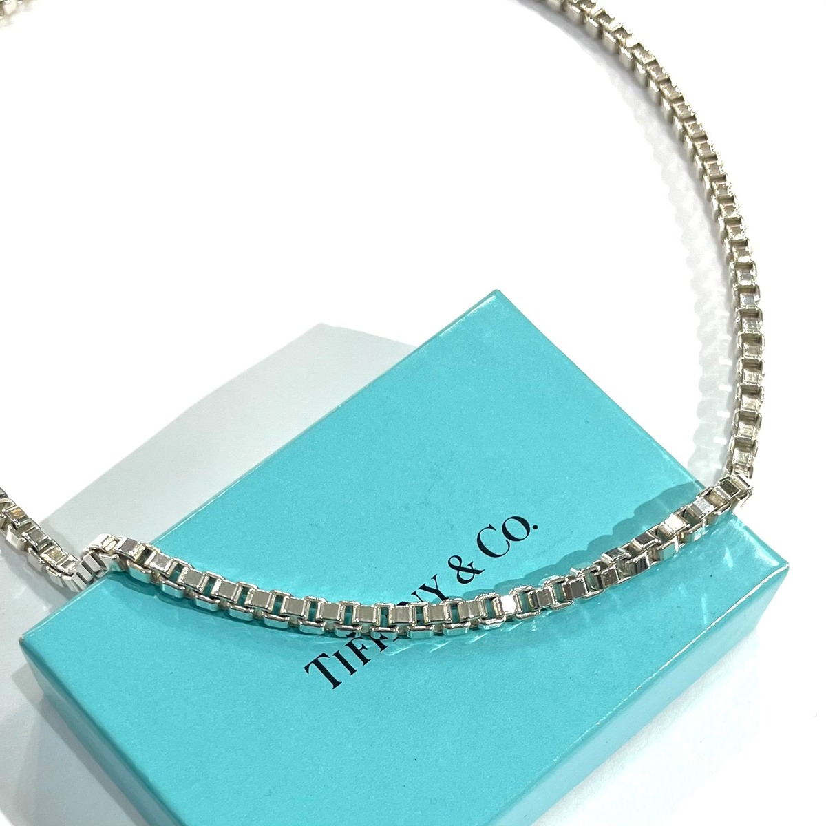 TIFFANY&CO. 】 2499 ティファニー名作ベネチアンチェーン ネックレス 