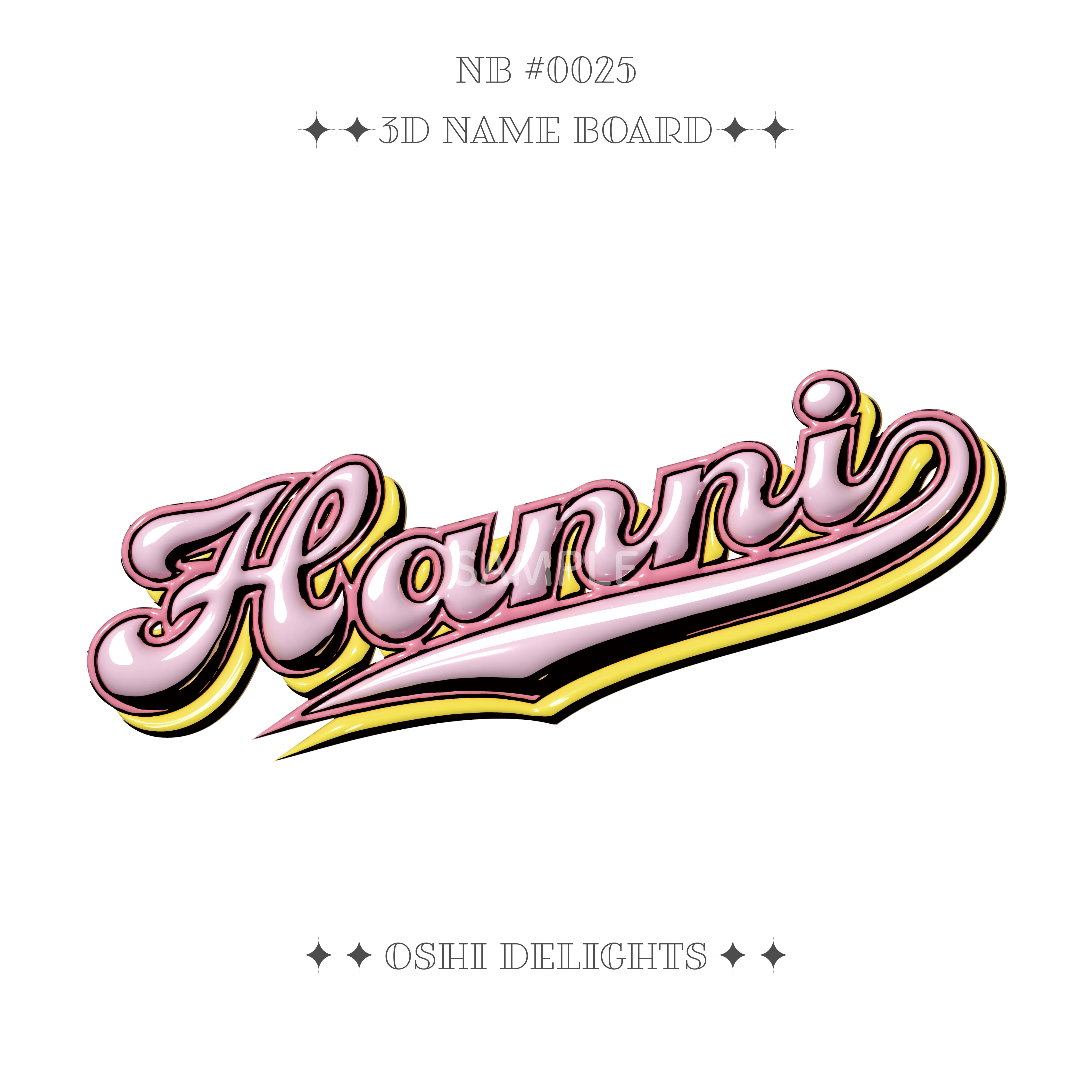 NewJeasns ニュージーンズ ニュジ ハニ HANNI 하니 ] ぷっくりネーム