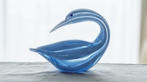 Art Glass Bird Figurine Bird Sculpture　送料込