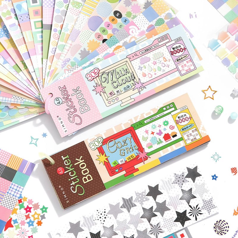 seal-0262|STICKER BOOK|手帳デコ コラージュ シール