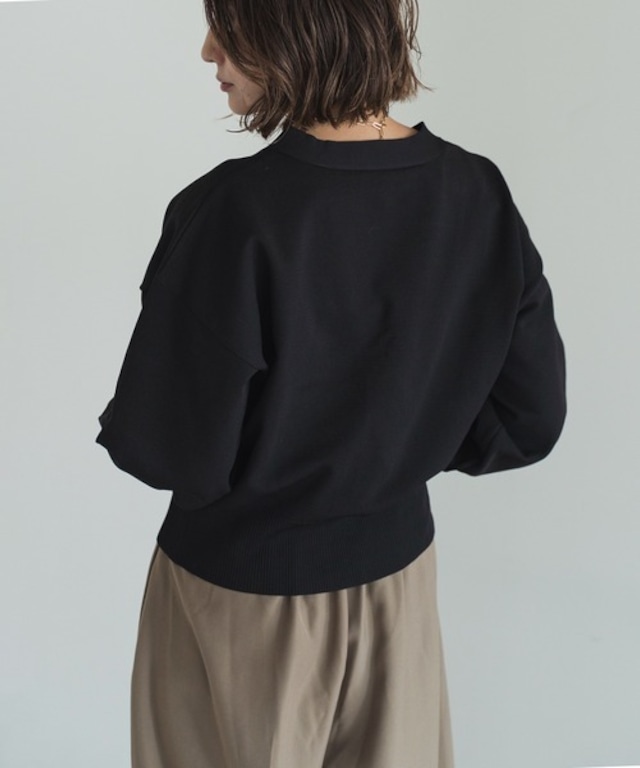 大人ふんわりパフカーディガン