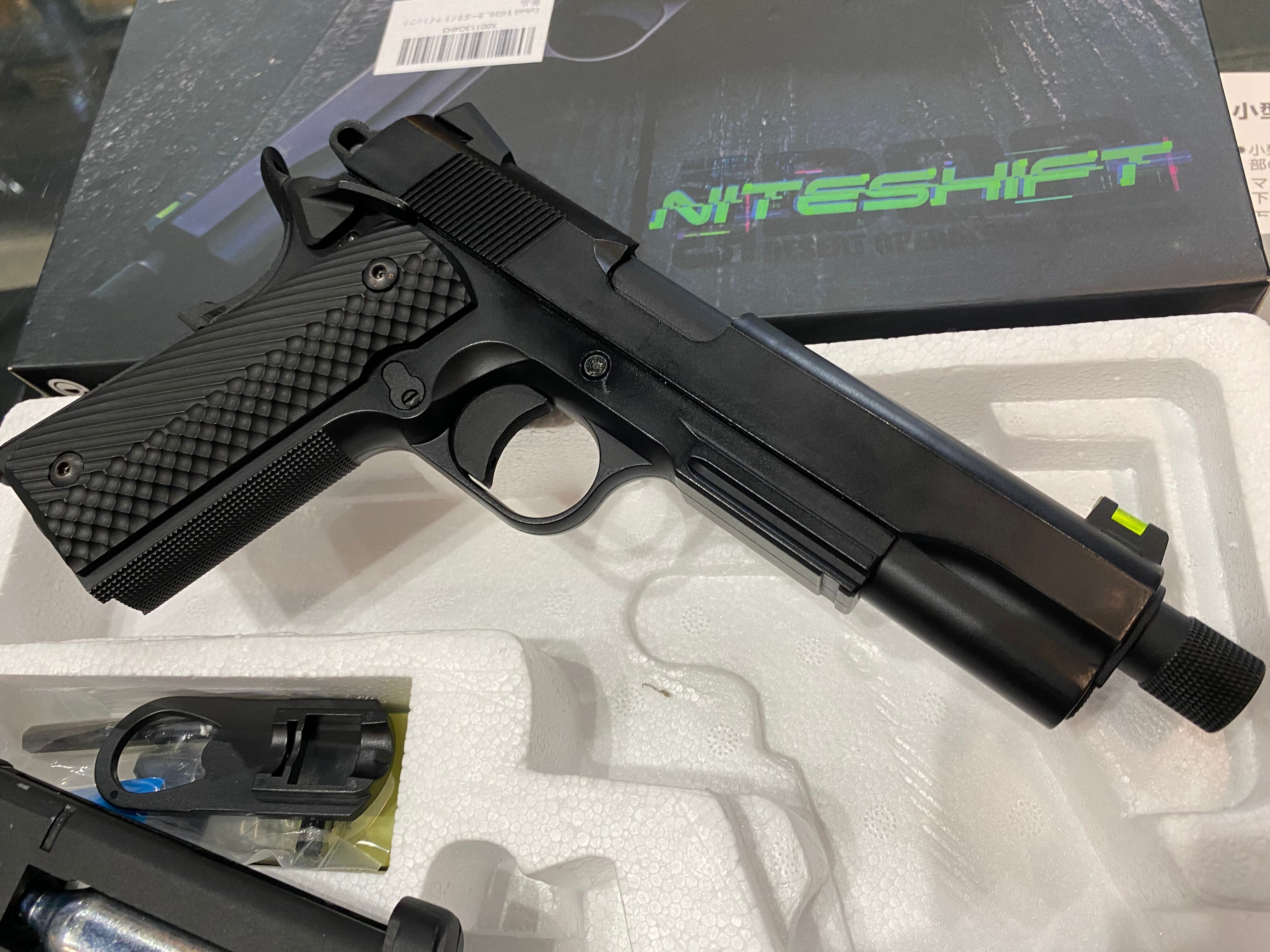 Carbon8 M45 NITE SHIFT CO2 中古品 Carbon8] M45DOC NiteShift ナイトシフト Co2 ガスブローバック