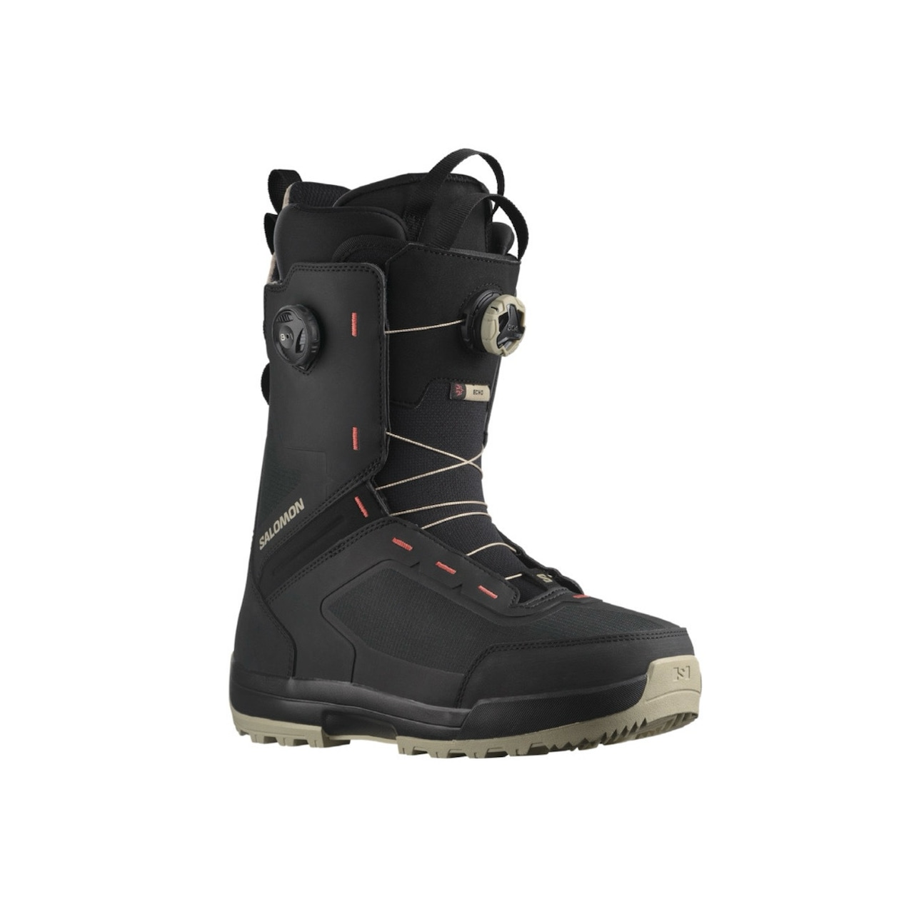 24-25モデル . SALOMON .『 ECHO DUAL BOA WIDE 』. BLACK/CARGO  