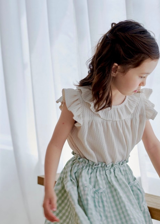 フリルトップス〈Ivory〉