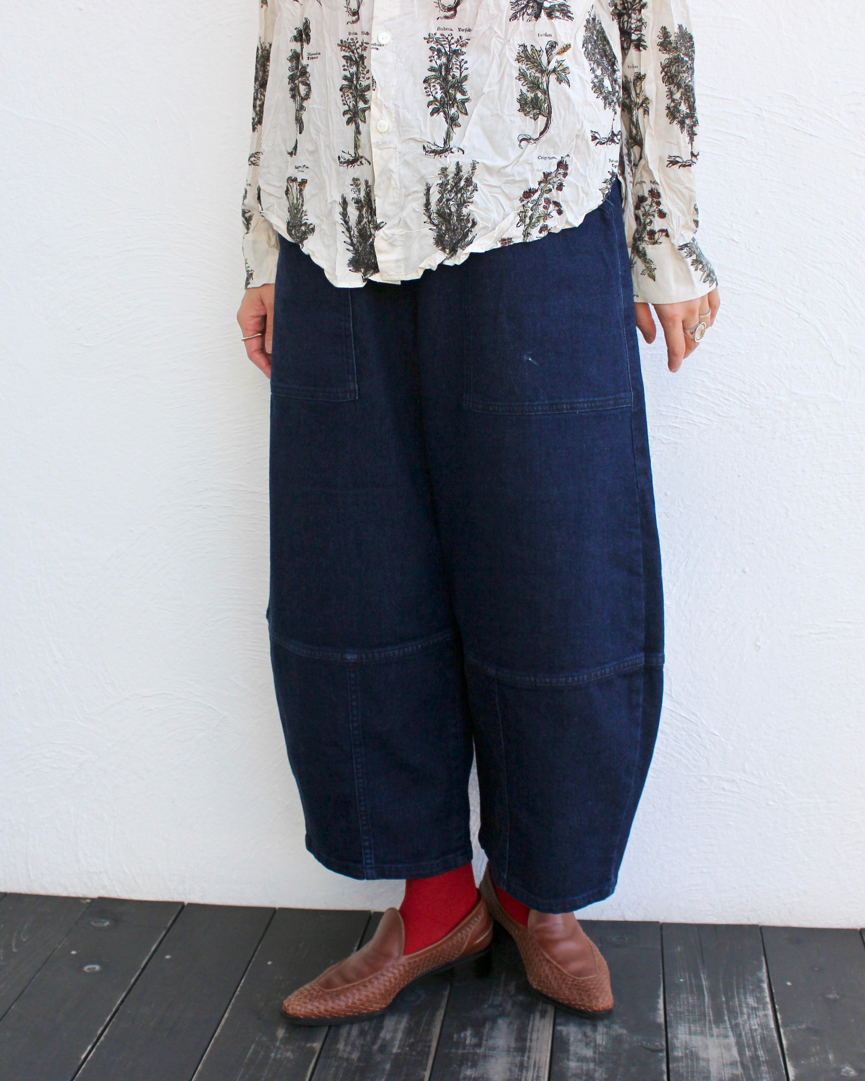 KEIHayamaPLUS/denim wide pants