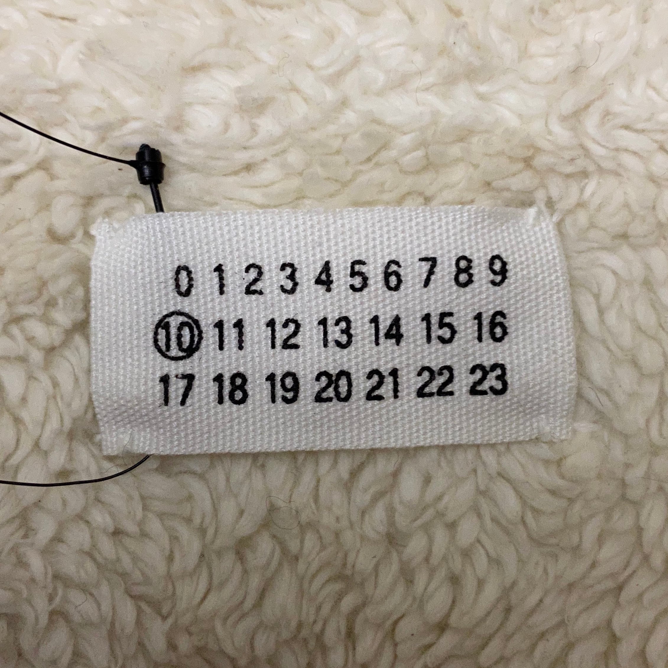 2004AW MAISON MARTIN MARGIELA boa lining drivers knit vest | NOIR 