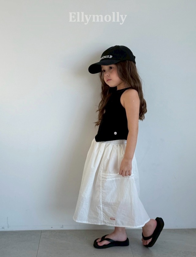 【予約】ellymolly / ブランシロングスカート