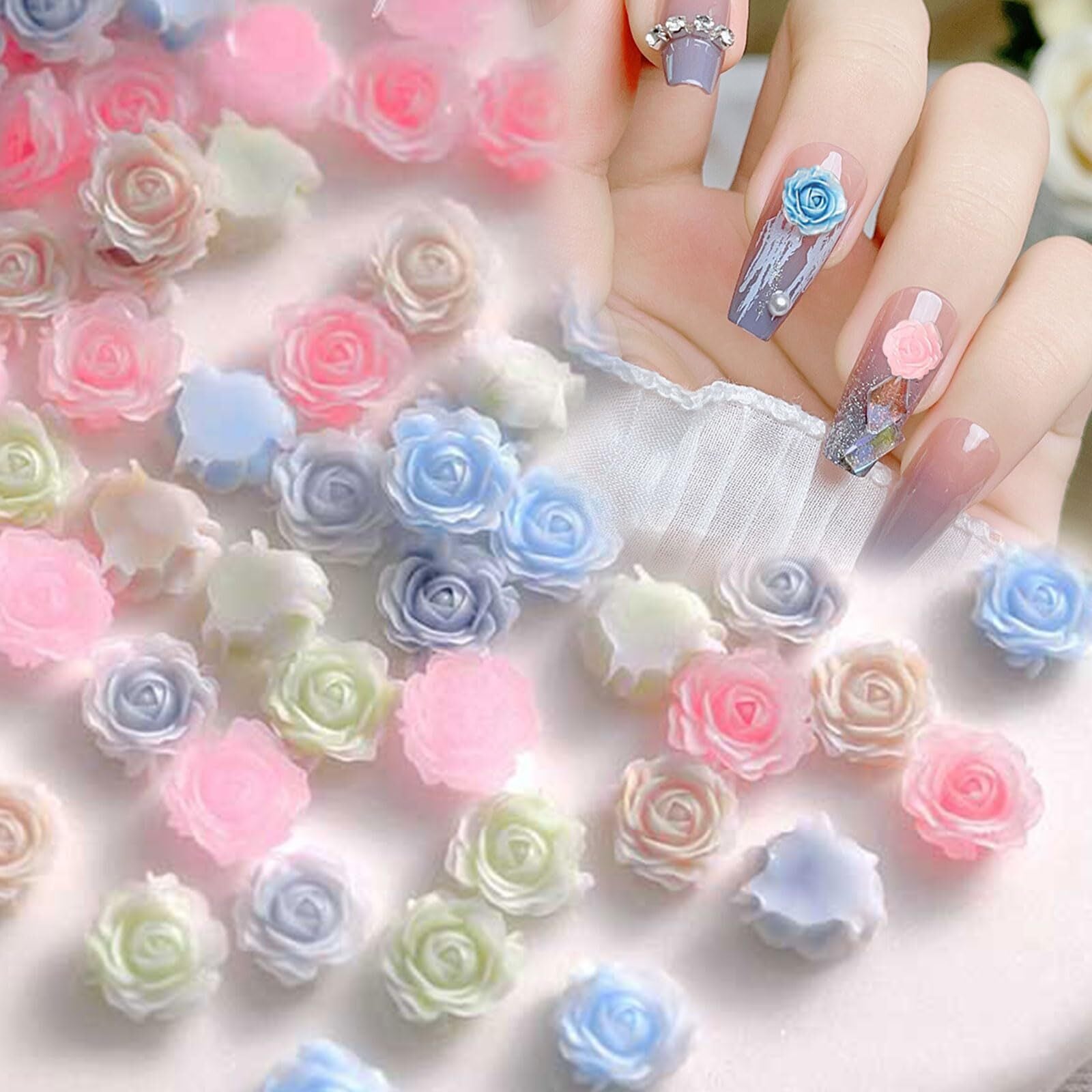 ネイルチップ♡ベージュ 量産型 地雷 韓国 ワンホン イニシャル