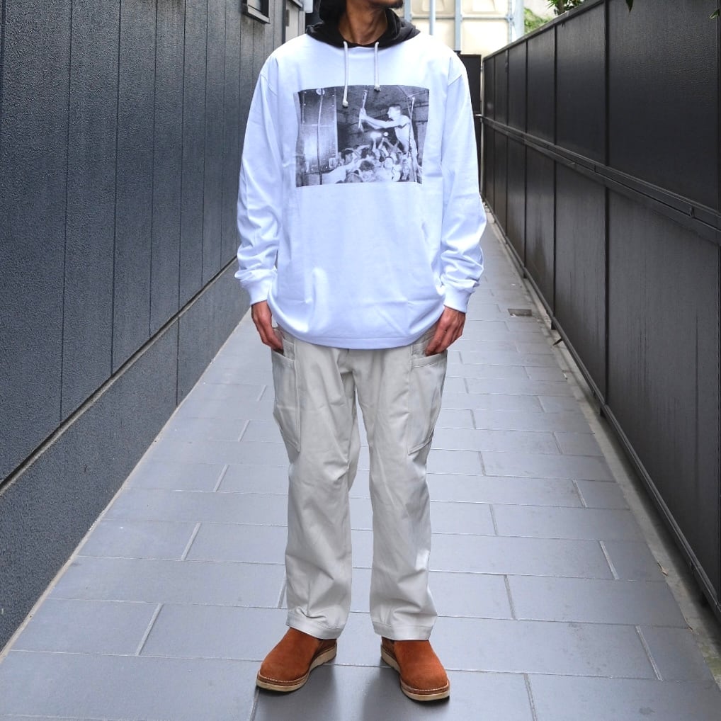 SASSAFRAS(ササフラス) / Overgrown Pants 4/5 -Ivory-(SF-252283) | Signs