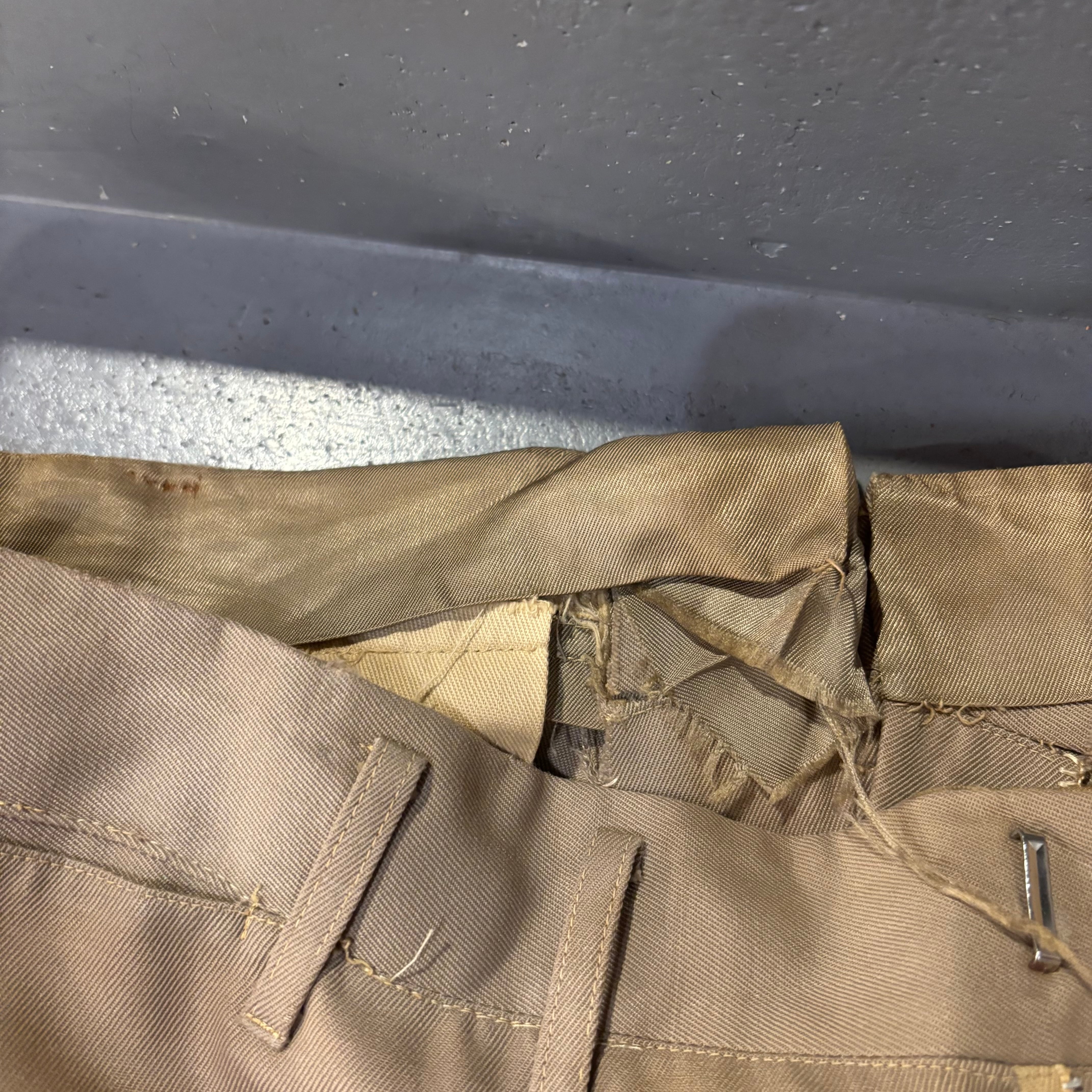 50s-60s Rayon Gabardine Slacks | VOSTOK