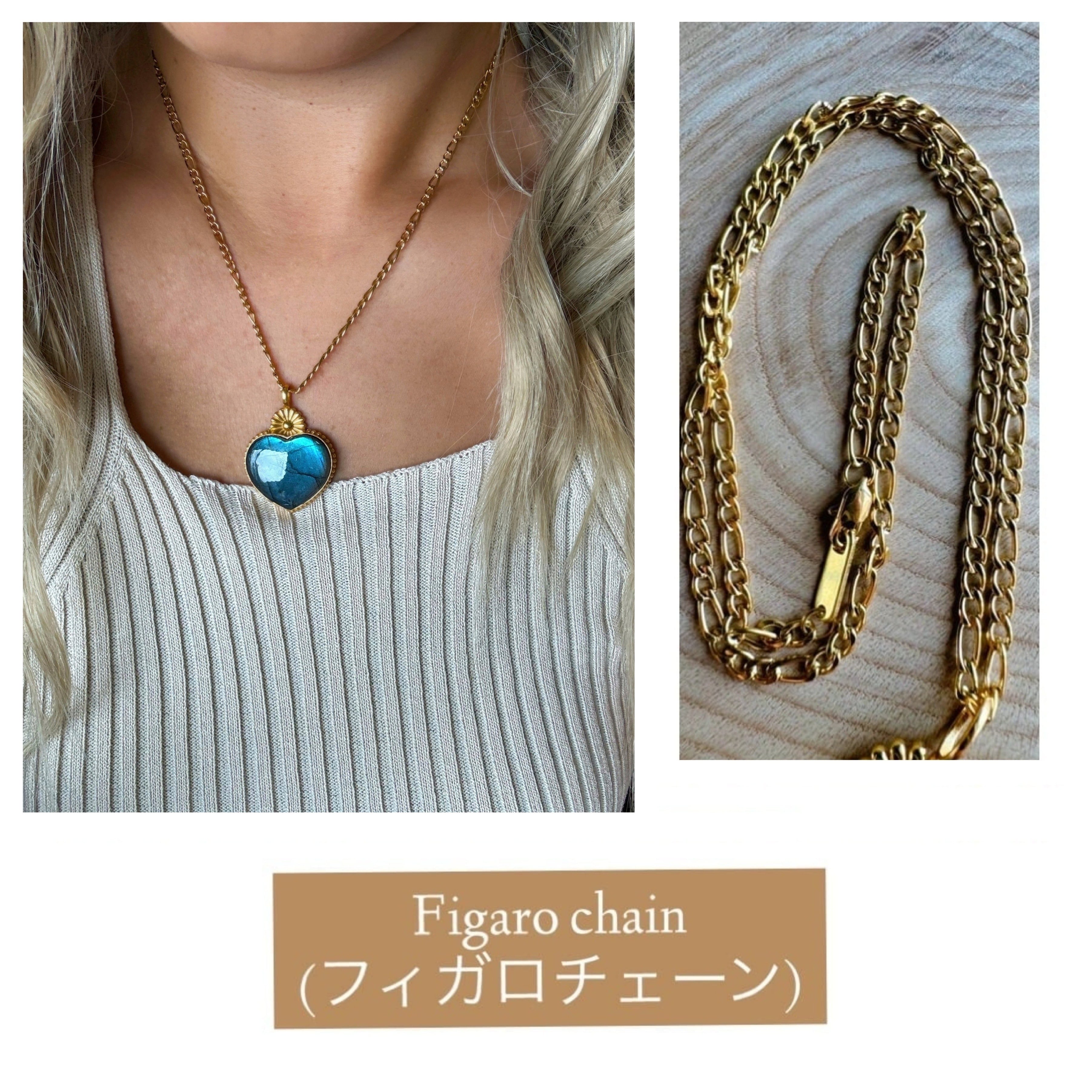 Flower×Labradorite Necklace(マダガスカル産セミオーダー Flower×Labradorite Necklace(マダガスカル産セミオーダー