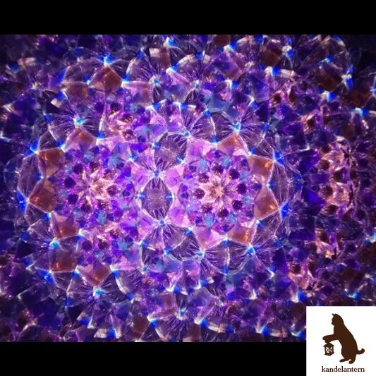 万華鏡(月夜のオーロラ)ステンドグラス kaleidoscope【送料無料
