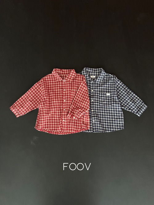 FOOV［取寄］check shirt 26autumn
