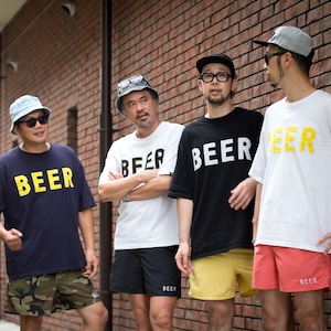 BEER アップリケロゴT グリーン