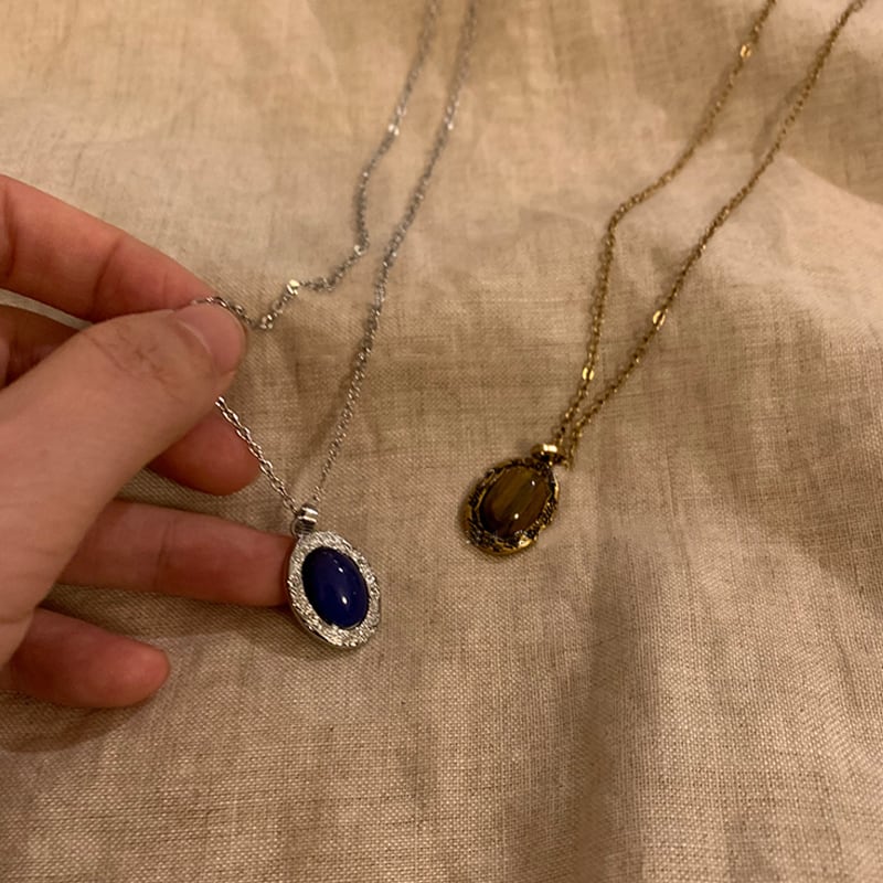 Somedayif温感変色OR虎目石ネックレス | Onionn