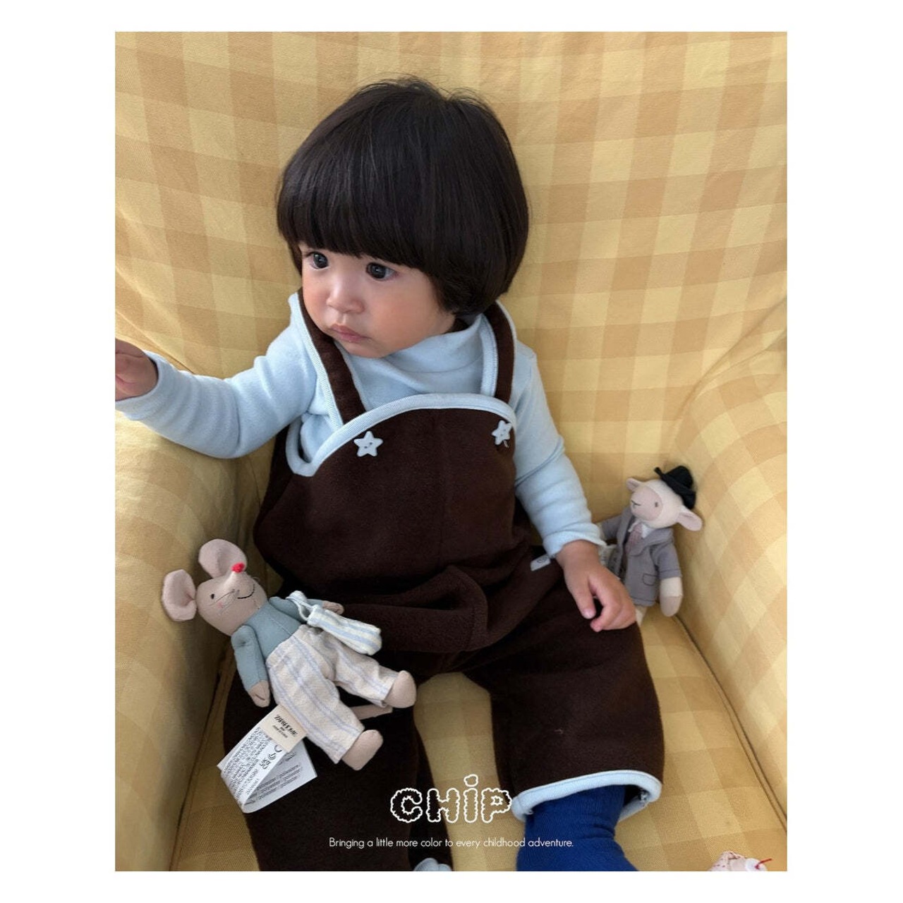 【取寄】CHIP ボンボンオーバーオール｜冬服｜韓国子供服