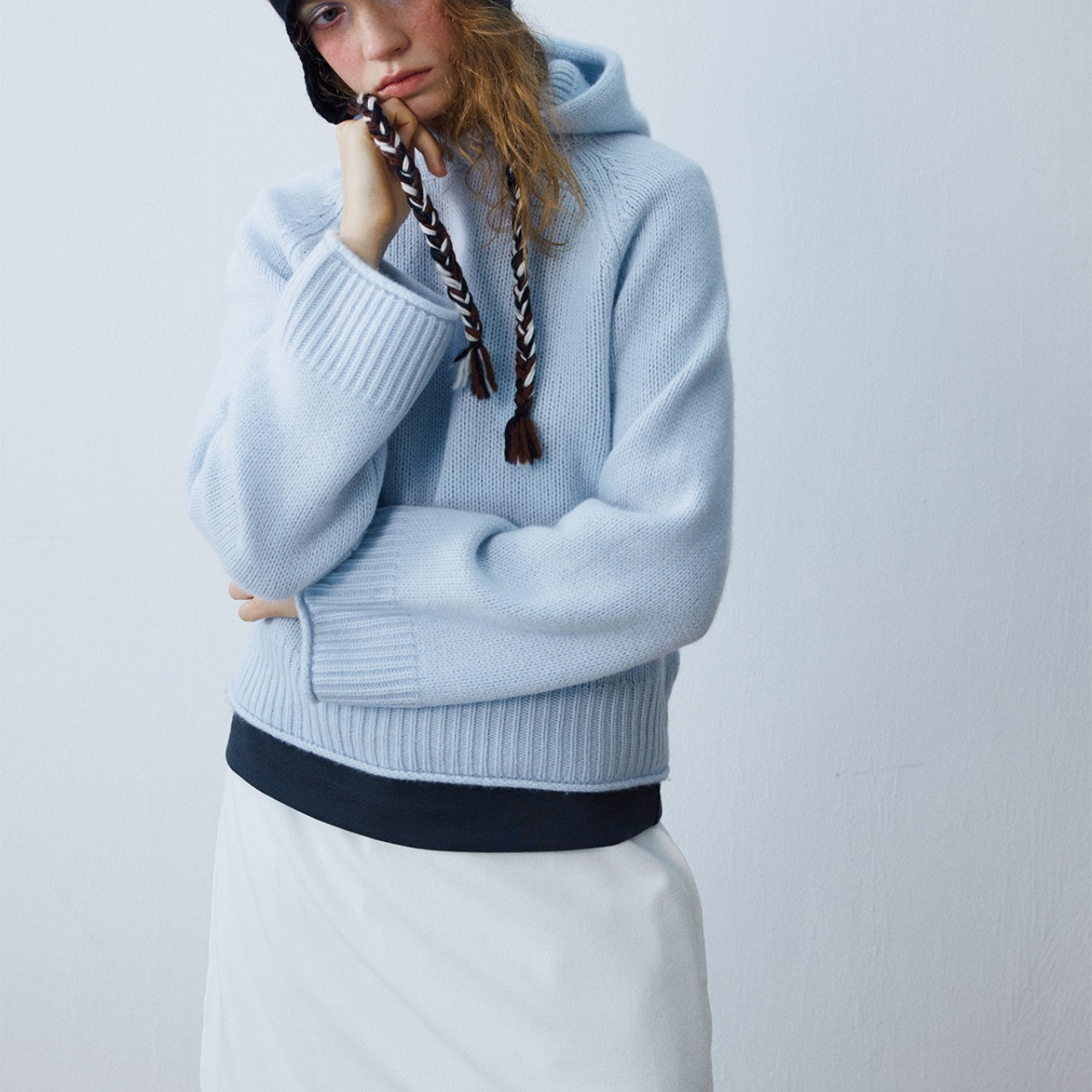 Soft Knit Hoodie  T3863