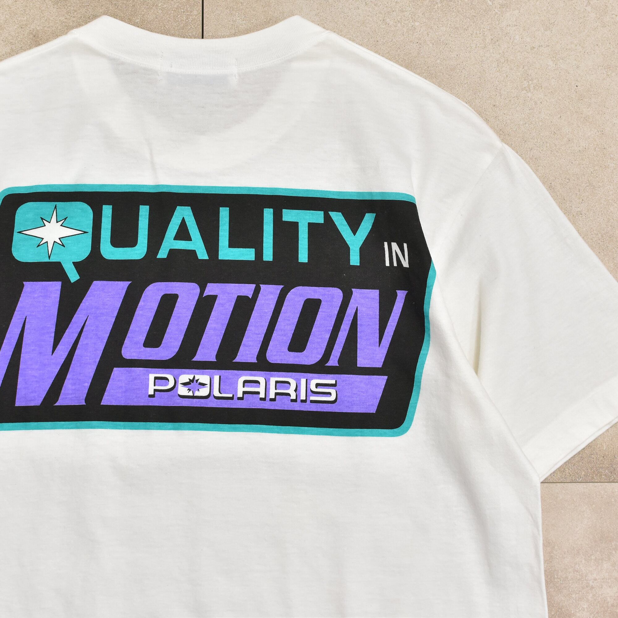 80～90s POLARIS logo print T-shirt