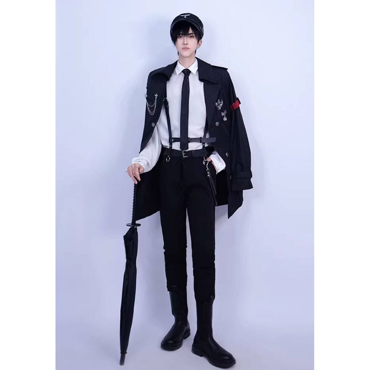 ゴシック軍服モチーフダブルブレストコート | Maiden's Rêve