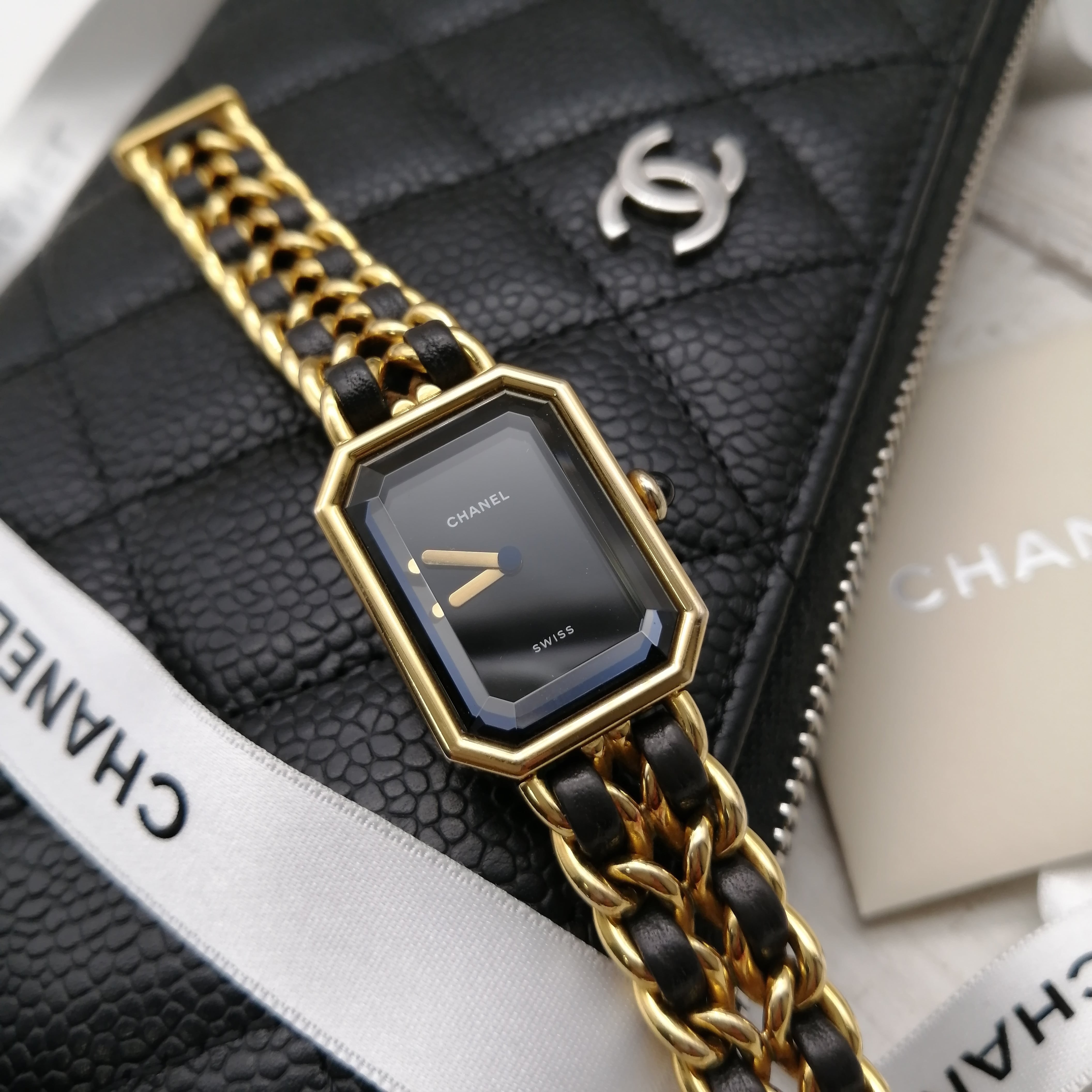 裏目凹みありCHANEL　シャネル　プルミエール　ヴィンテージ