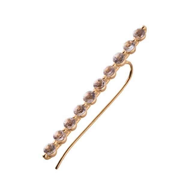 【ラスト1個】K10 Horizon Ear Climber Earrings 10金ホライゾンイヤークライマーイヤリング（片耳用）ELE0006G   jewelry