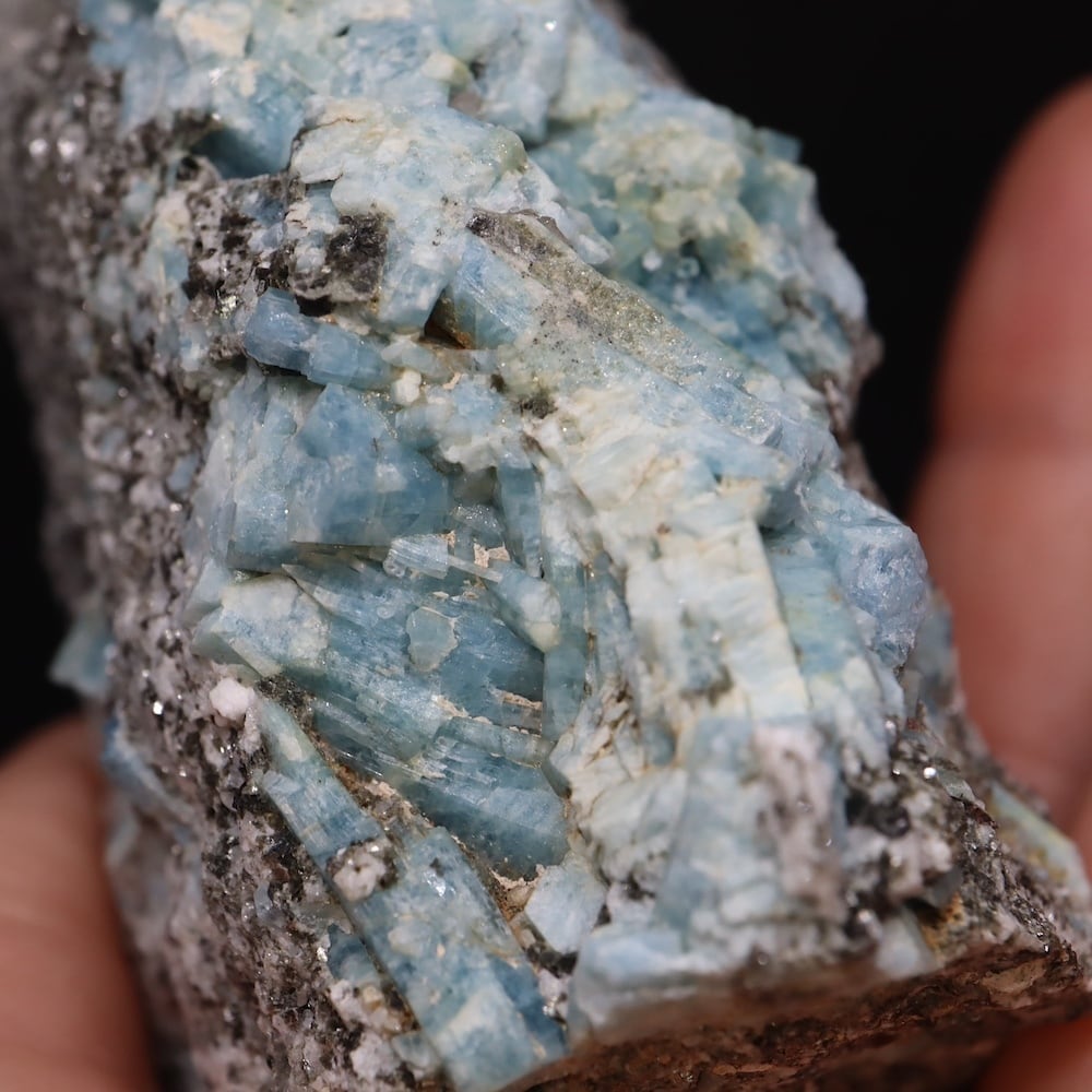 自主採掘！アクアマリン カリフォルニア産 328g 原石 AQ266 鉱物 原石