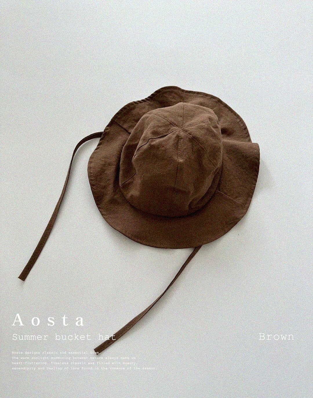 sold out»«Aosta» サマーバケットハット 9colors | capucapu