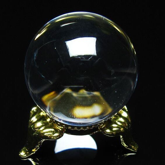 水晶 丸玉 30mm 一点物 141-7685