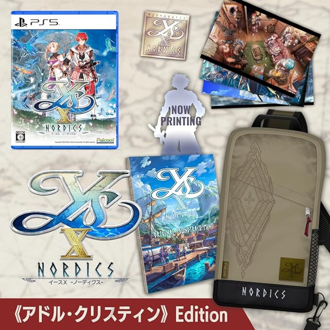 PS5版イースⅩ -NORDICS- 《アドル・クリスティン》Edition 【Amazon 