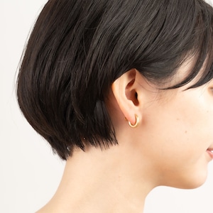 Gold(matte)earclip GME18matteイヤリング(マット仕上げ)