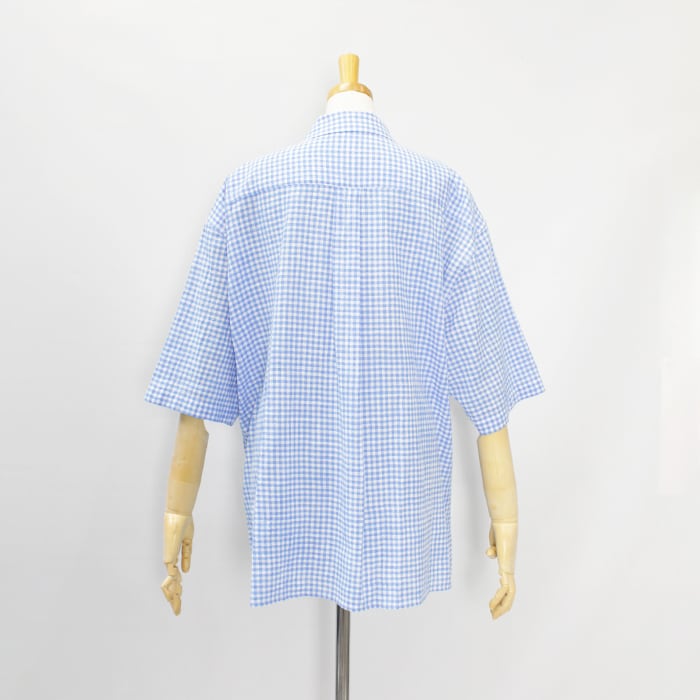 awasa アワサ awasa open collar s/s check shirt aws5-sh003 2026春夏