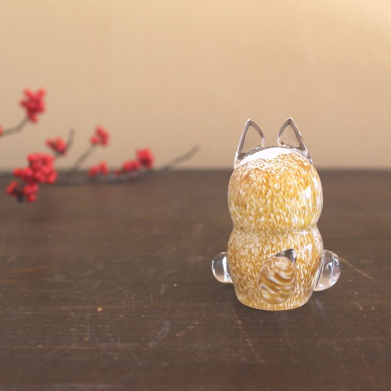 干支戌と毎年使えるガラスの鏡餅《お正月セット》