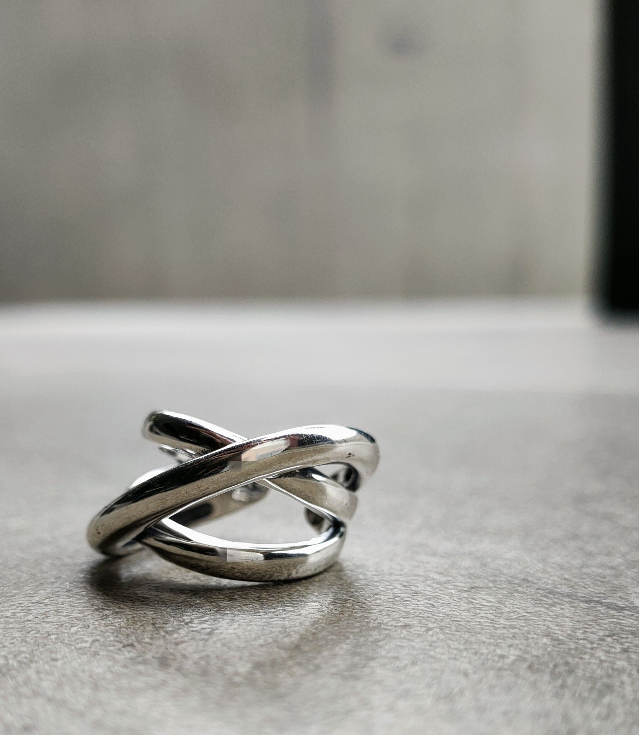 silver925トリニティーシルバーリング Trinity ring 925刻印インポート