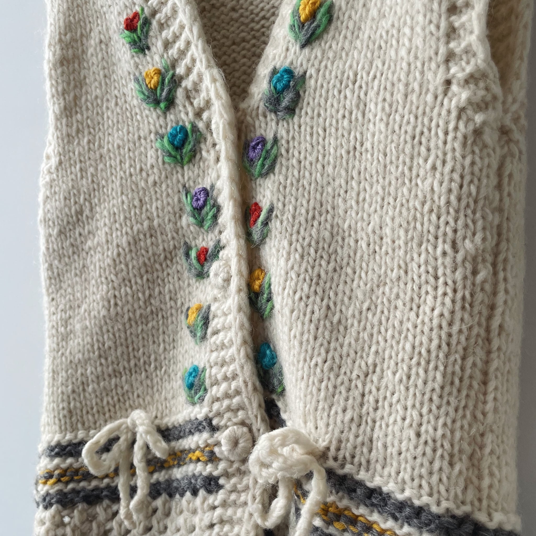 イギリス 手編み ニットベスト｜Vintage | SASHIIRO