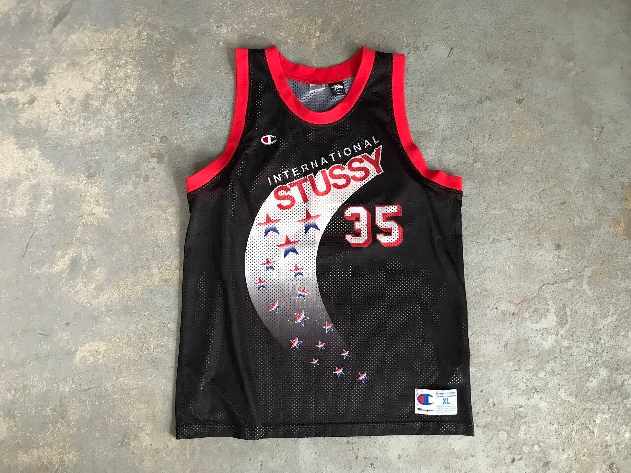 2015SS Stussy × Champion Stussixer Basket Ball Jersey