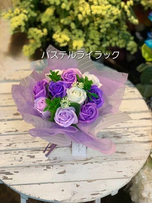 ソープフラワー　スカーレットブーケ