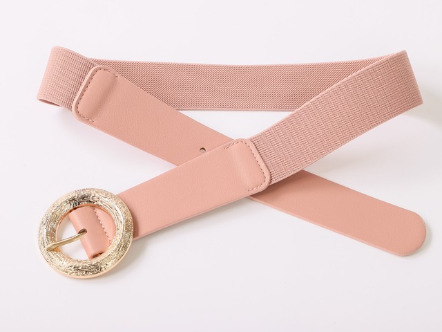 バックルゴールドゴムベルト(インポート)