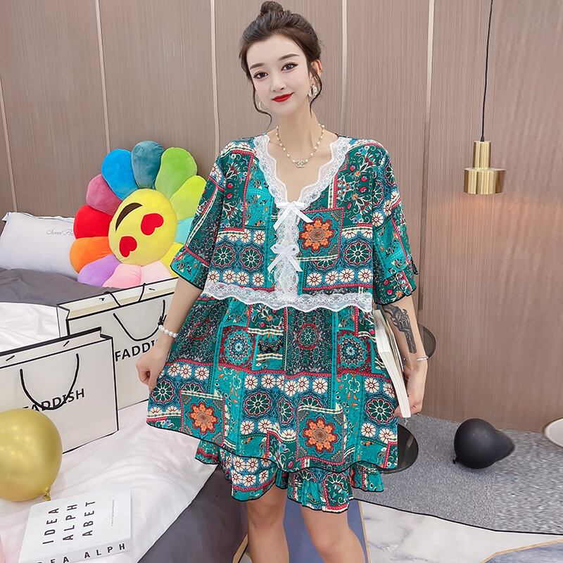 サマートップス スタイルショーツ 大きめサイズ 夏物 ブルマー ミックスインファッション81047779513