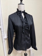 frill sheer shirts