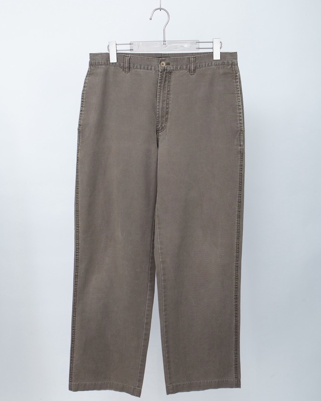 "DKNY" good fade duck wide trousers